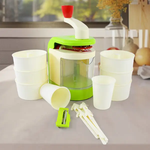 Apex  Quba Push Chopper with Stainless Steel Blades (1000ml)
