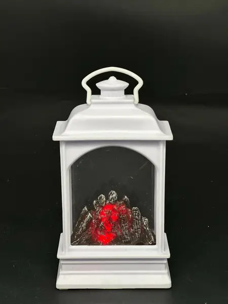 Mini LED Fireplace Lantern