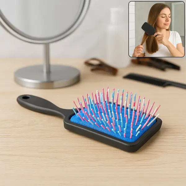 [8482_massage_hair_brush_1pc] Massage Comb, Massage Hair Brush (1 Pc), Hair accessories