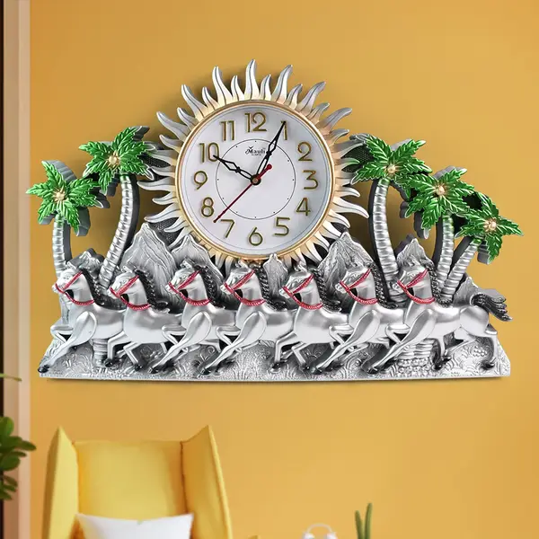 [19120_premium_plastic_body_wall_clock_1pc] Premium Plastic Body Wall Clock (1 Pc)