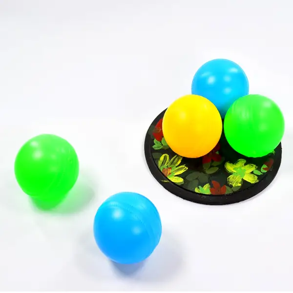[8092_12pc_plastic_toys_balls] Premium Soft Multicolor Baby Balls – Safe Indoor/Outdoor Play for Pool Pit, Tents & Tunnels