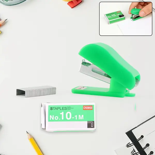 [19232_mini_stapler_n_1_pin] Mini Stapler with 1 Strip of Staples (1 Set)