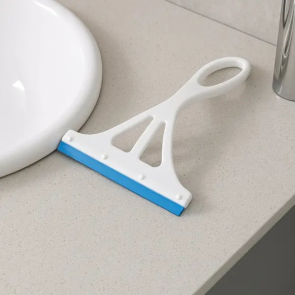 [0748_plastic_glass_wiper] Plastic Glass Wiper and Kitchen Platform Wiper (Multicolor)
