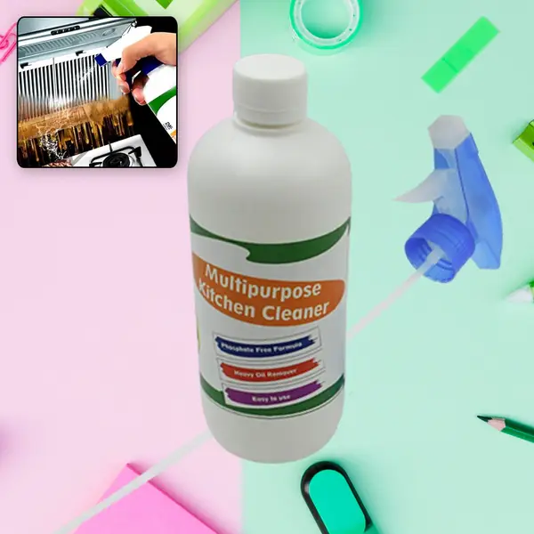 [0310_kitchen_cleaner_with_spray] Kitchen Cleaner Spray for Oil & Grease on Stoves (Approx 500ml, Non-toxic)